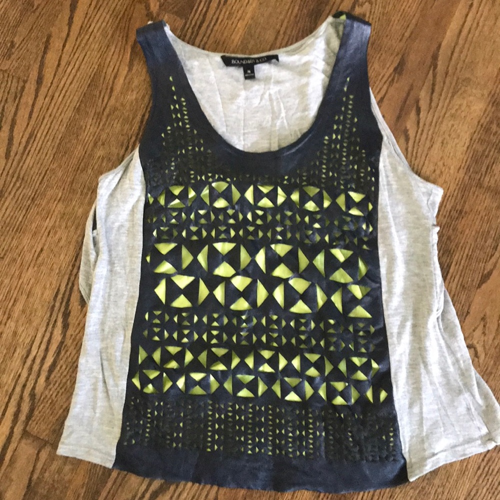 Boundary & Co. Leather Panel Tank
